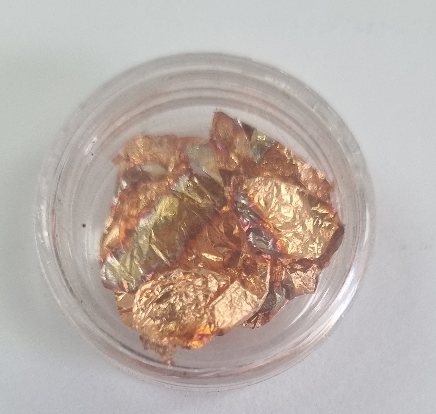 Copos de aluminio para decoración de uñas