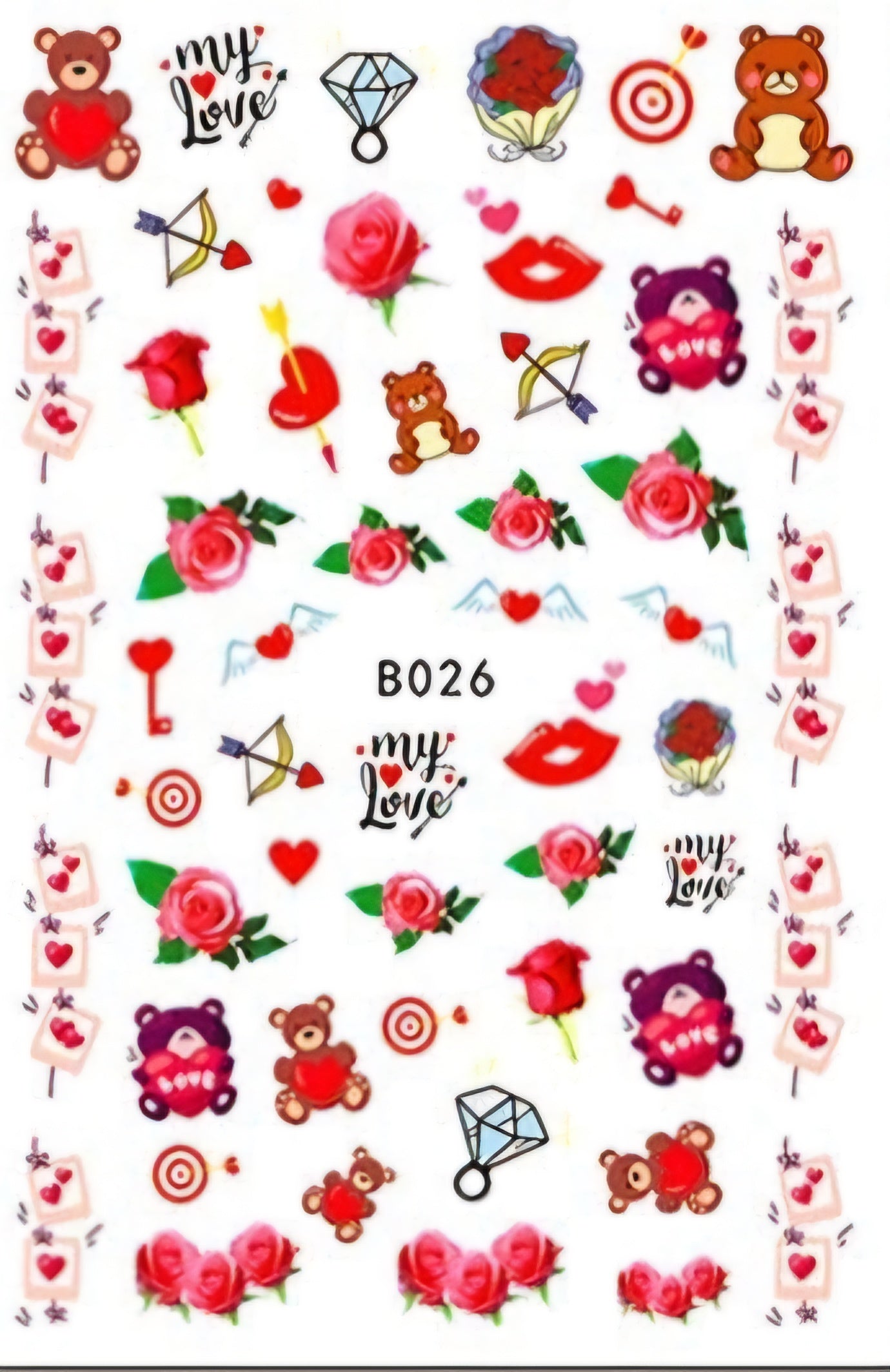 Pegatinas de San Valentín