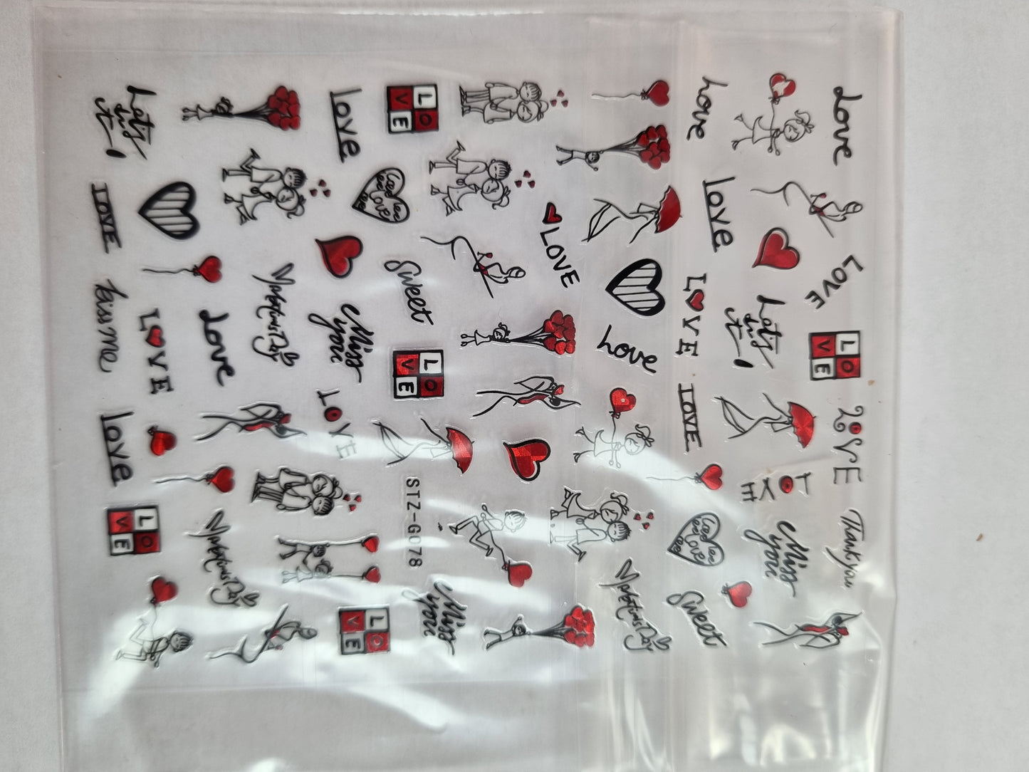 Pegatinas de San Valentín