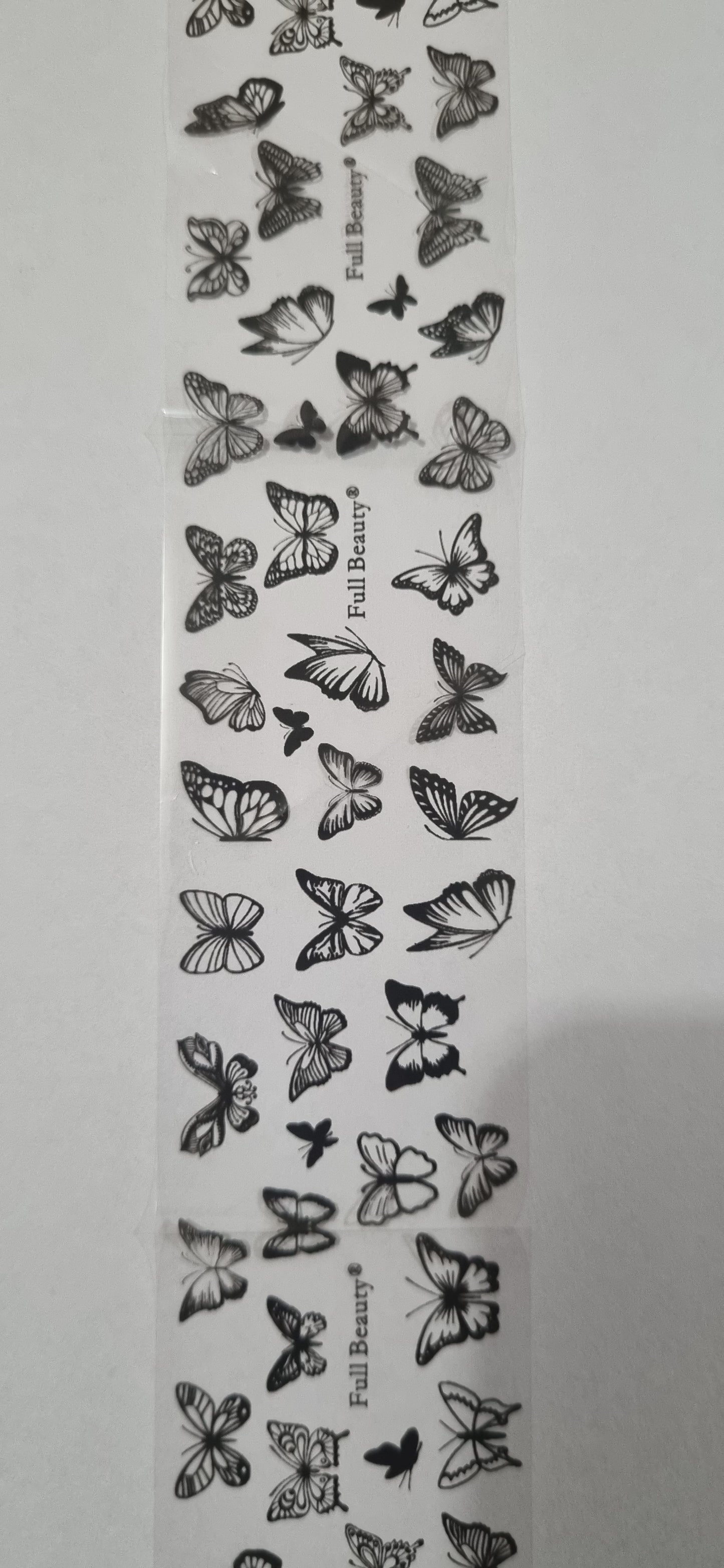 Lámina de transferencia - Mariposa