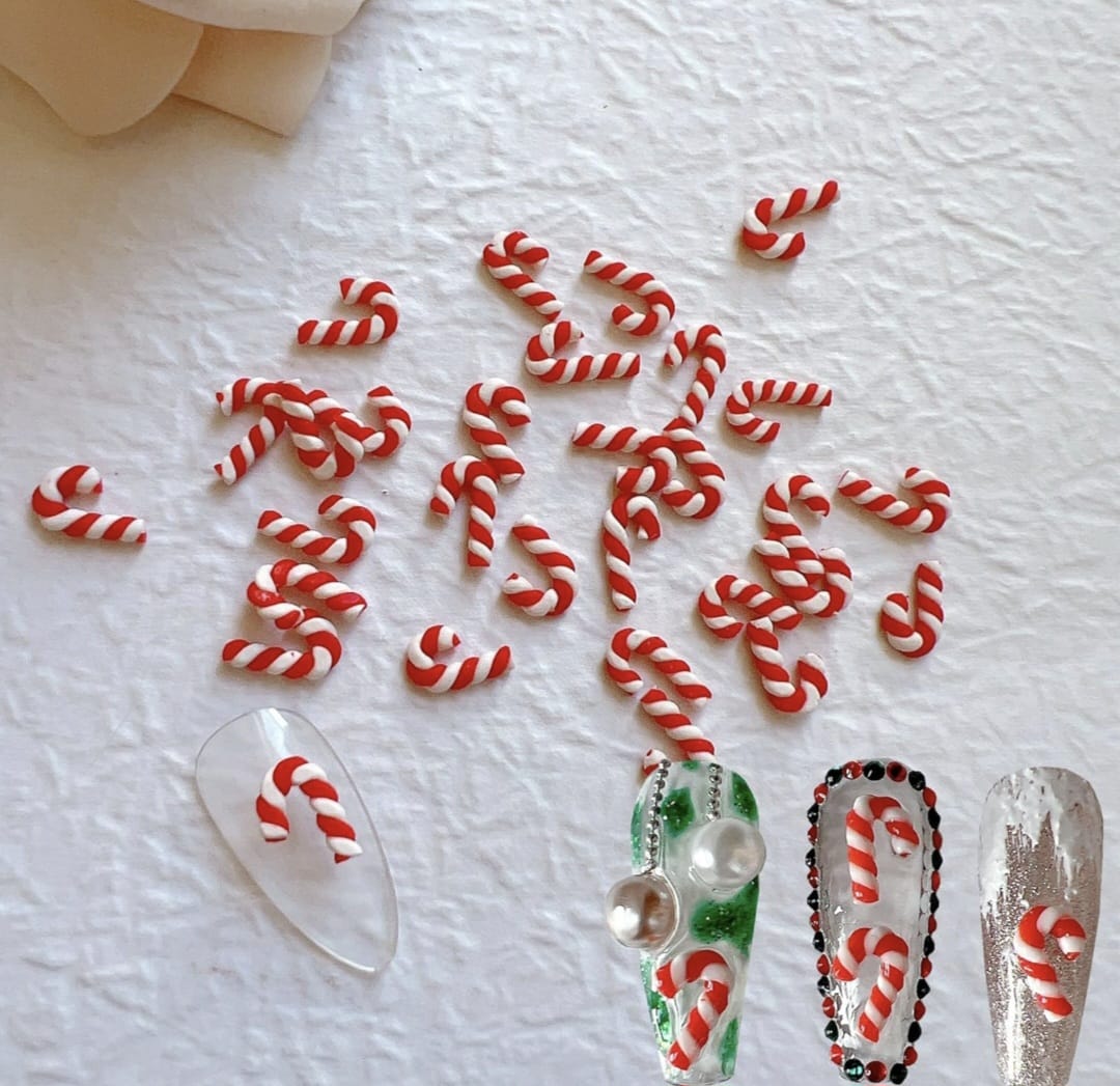 Adornos navideños para uñas