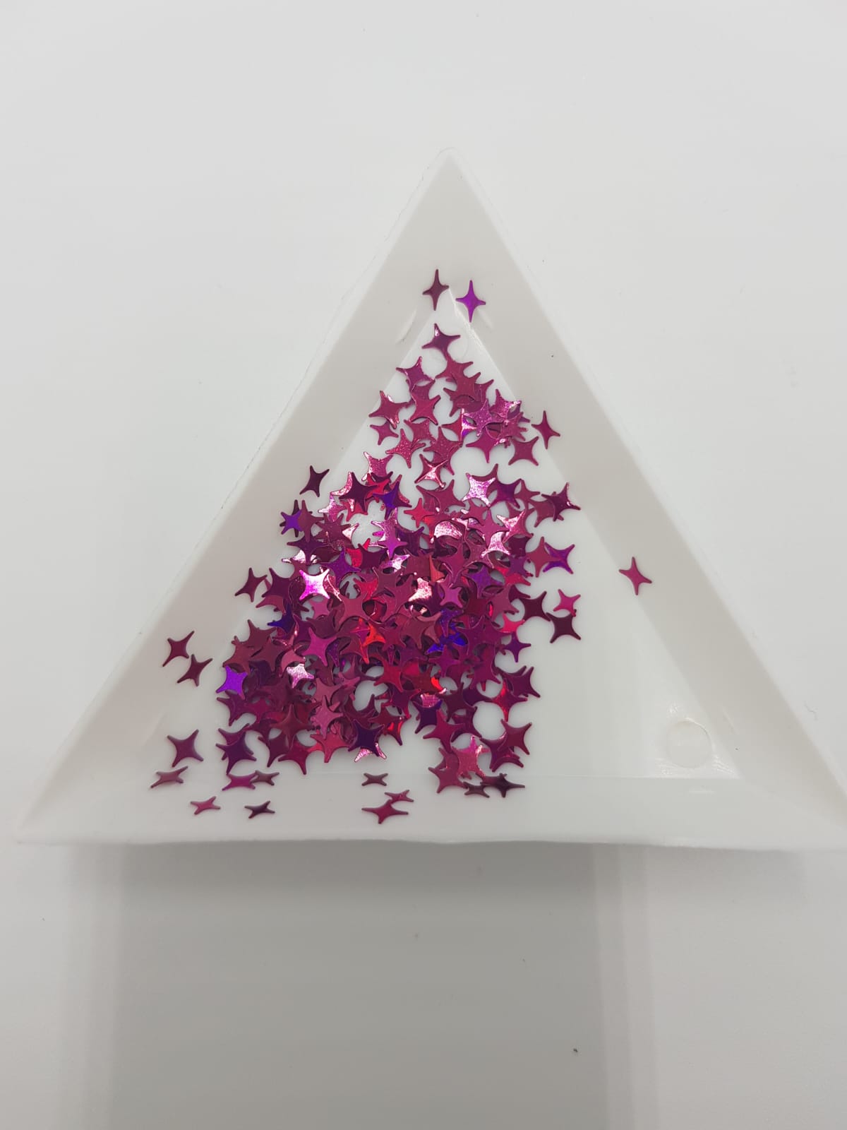 Confeti para uñas en forma de estrella
