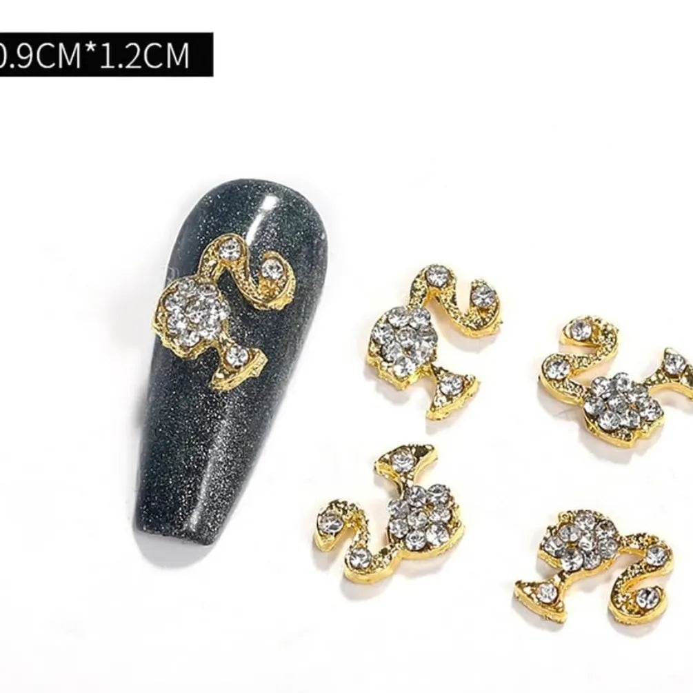 Barbie Head Nail Charms