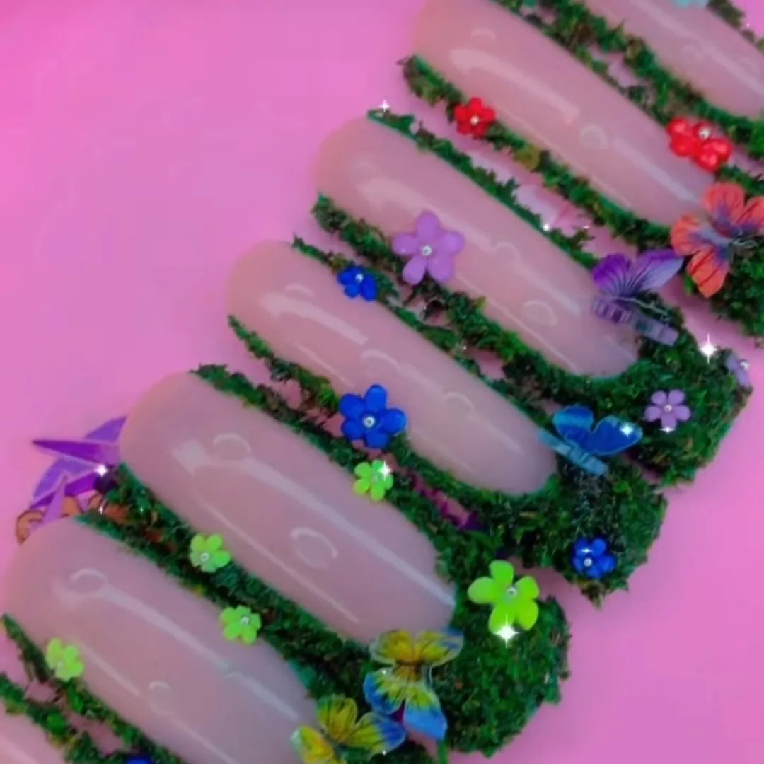 Hierba para el arte de las uñas
