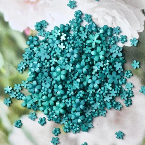 Adornos florales para uñas
