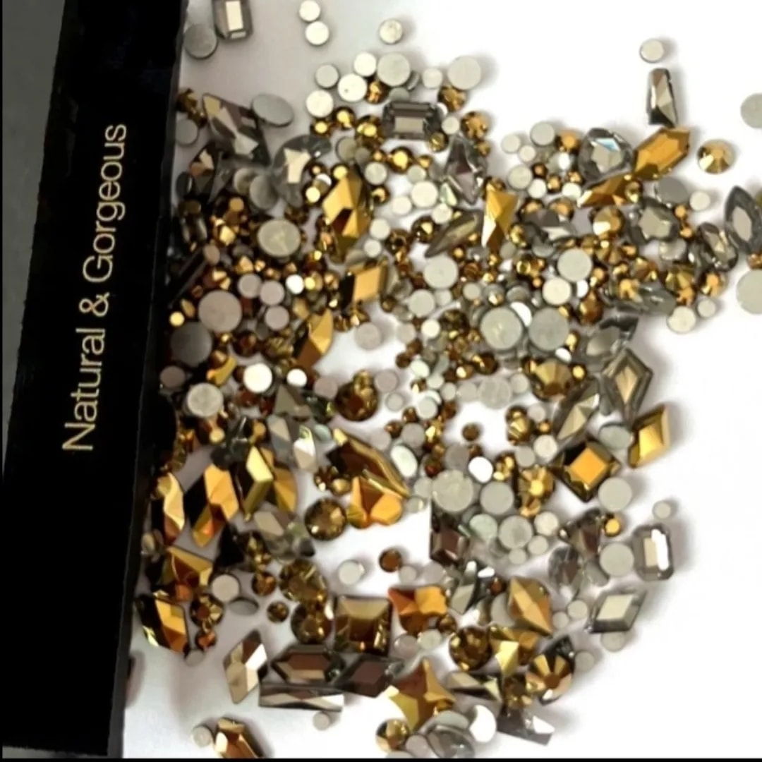 Paquete de formas variadas de diamantes de imitación