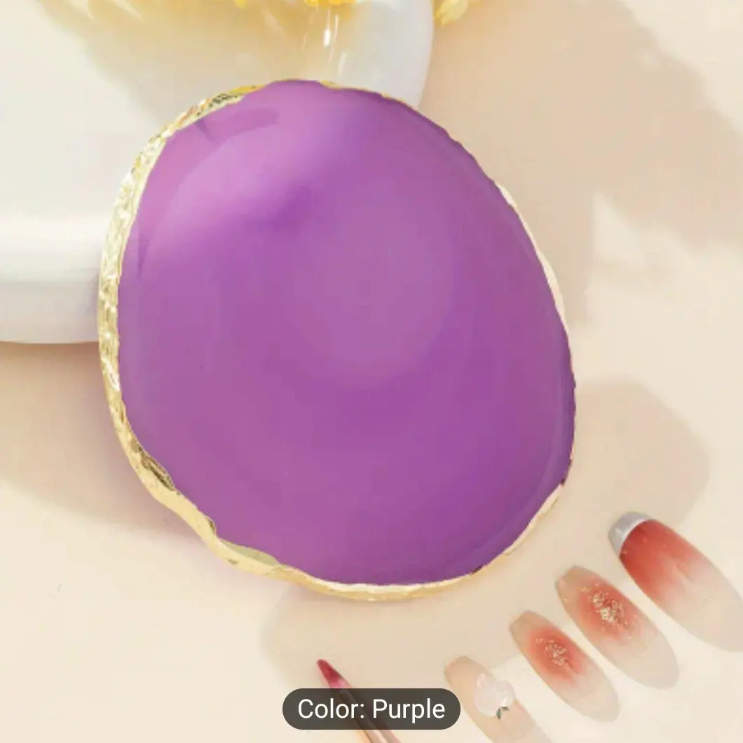 Paleta de arte de uñas de mármol