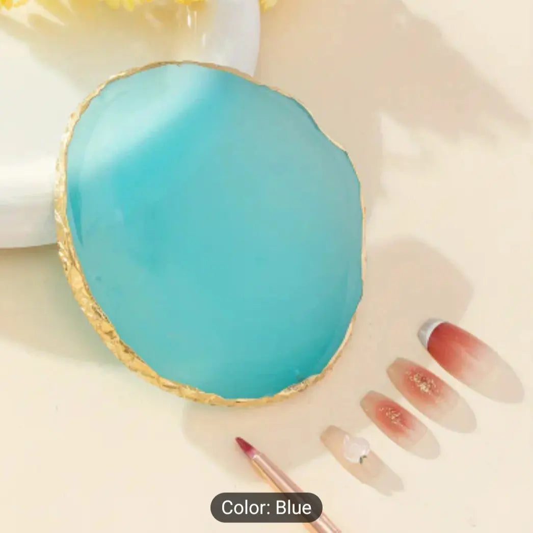 Paleta de arte de uñas de mármol