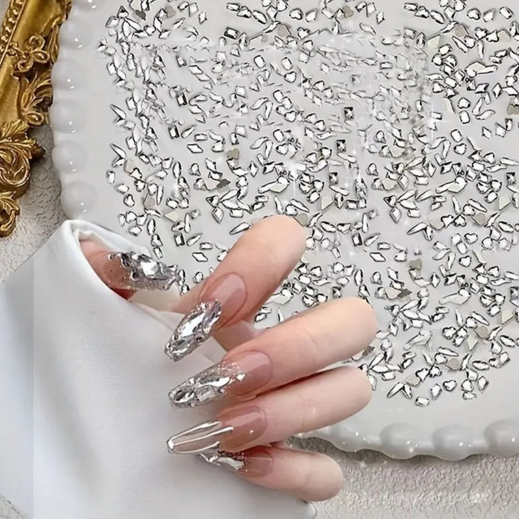 Paquete de formas variadas de diamantes de imitación
