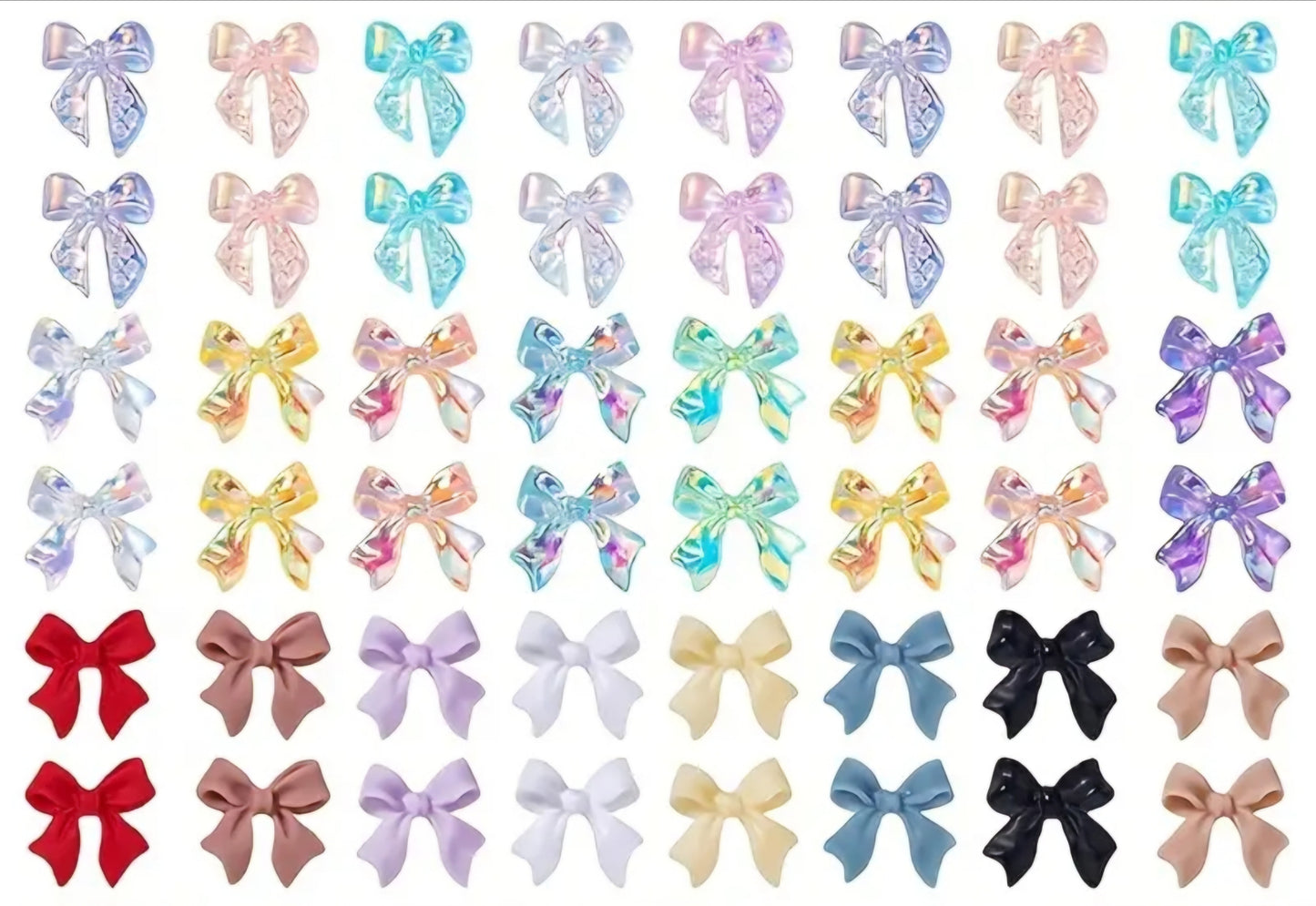 Bow Nail Charms