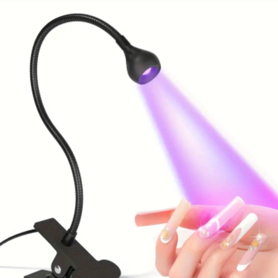 Lámpara de curado de uñas con cuello de cisne