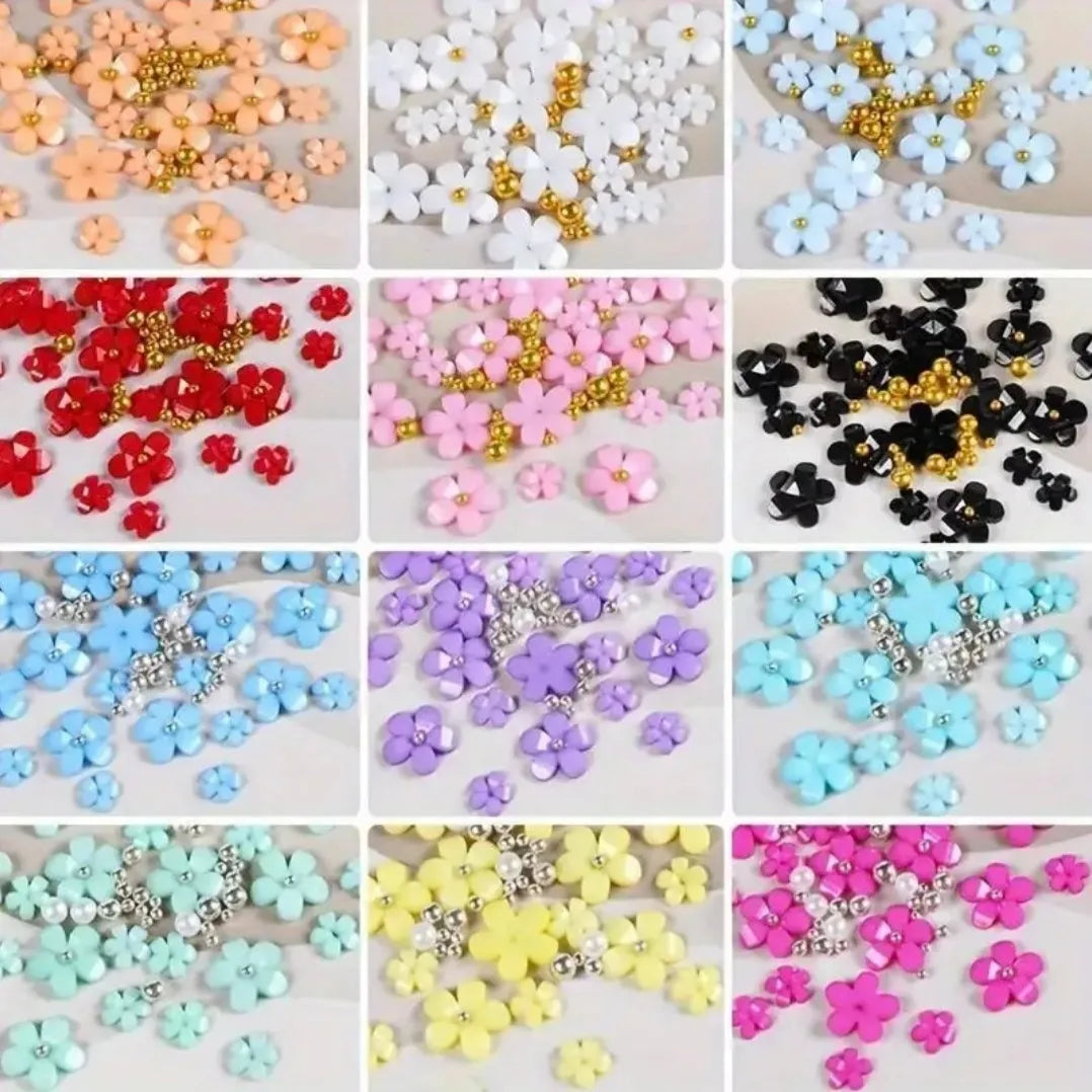 Acrylic Flower Charms