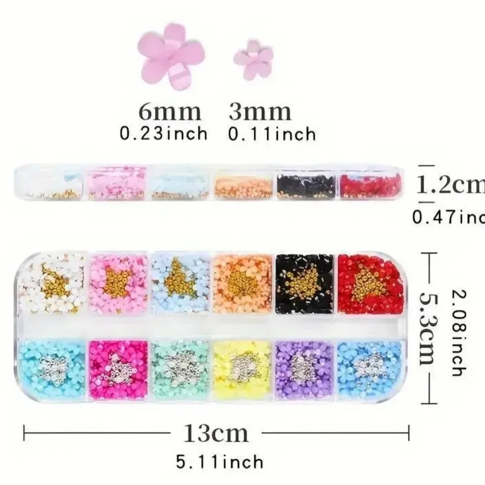Acrylic Flower Charms