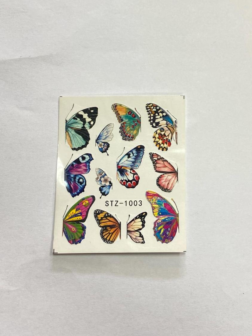 Calcomanías de agua Mariposa