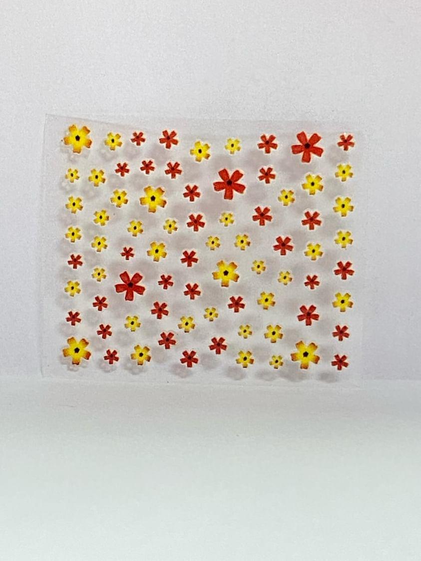 Pegatinas florales para uñas