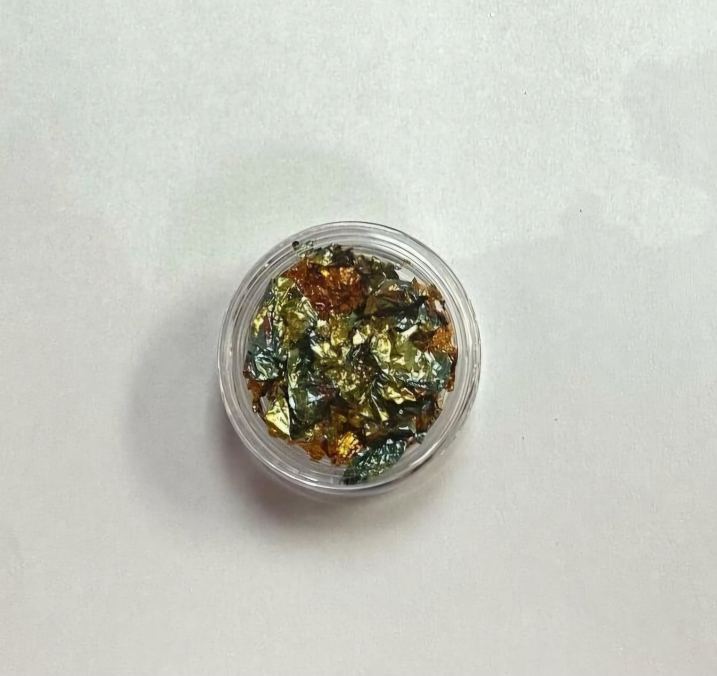 Copos de aluminio para decoración de uñas
