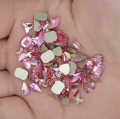 Paquete de formas variadas de diamantes de imitación