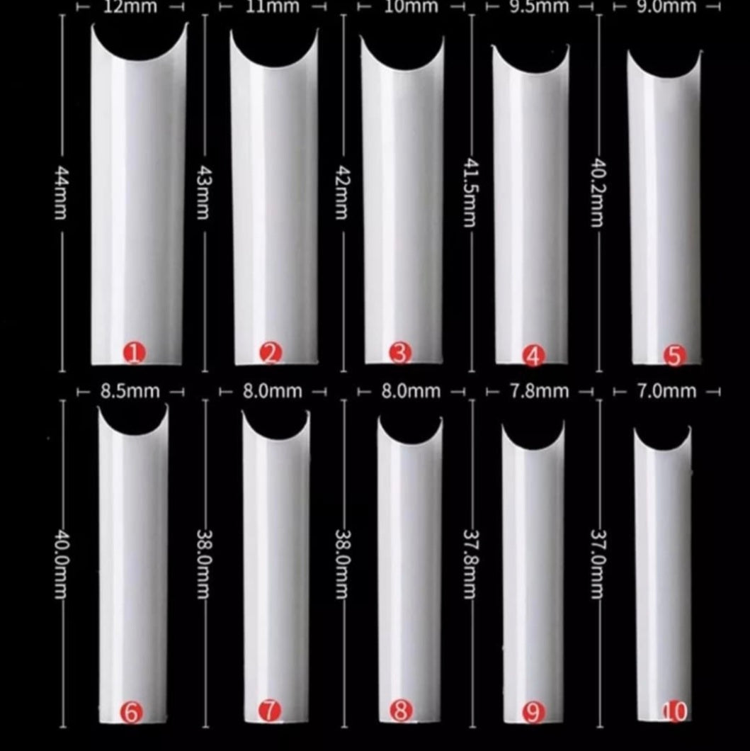 Uñas con forma cuadrada