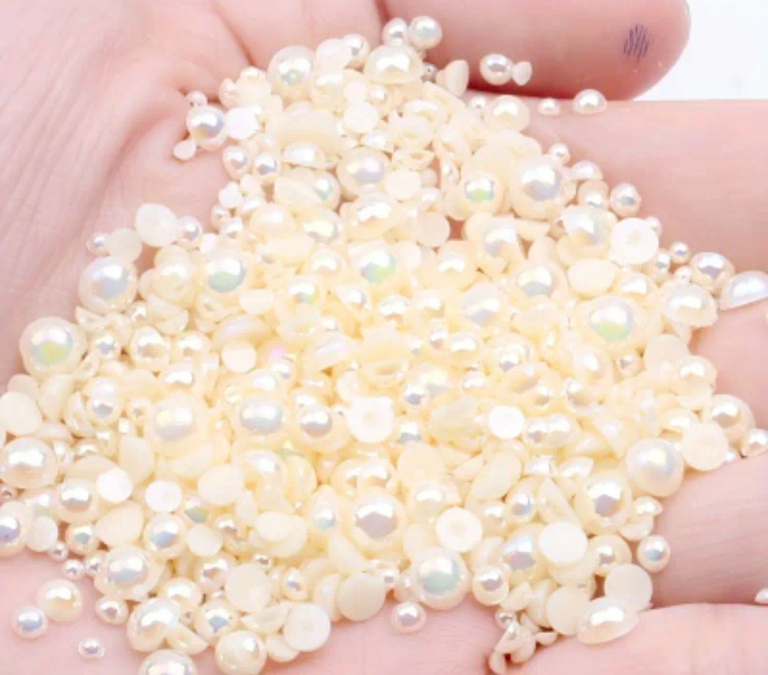 Flat Back Pearl Gems