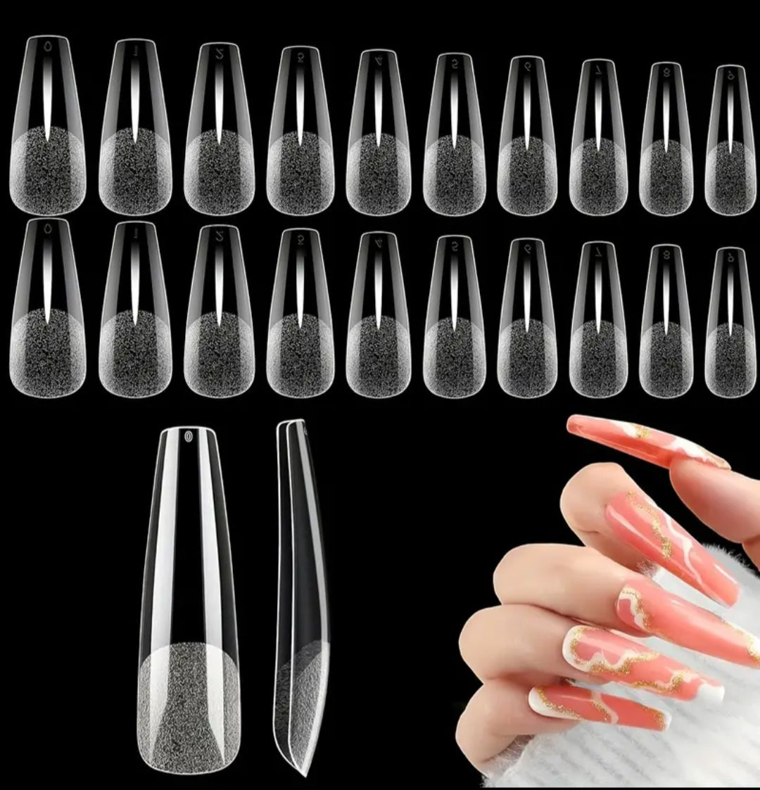 Uñas en forma de ataúd