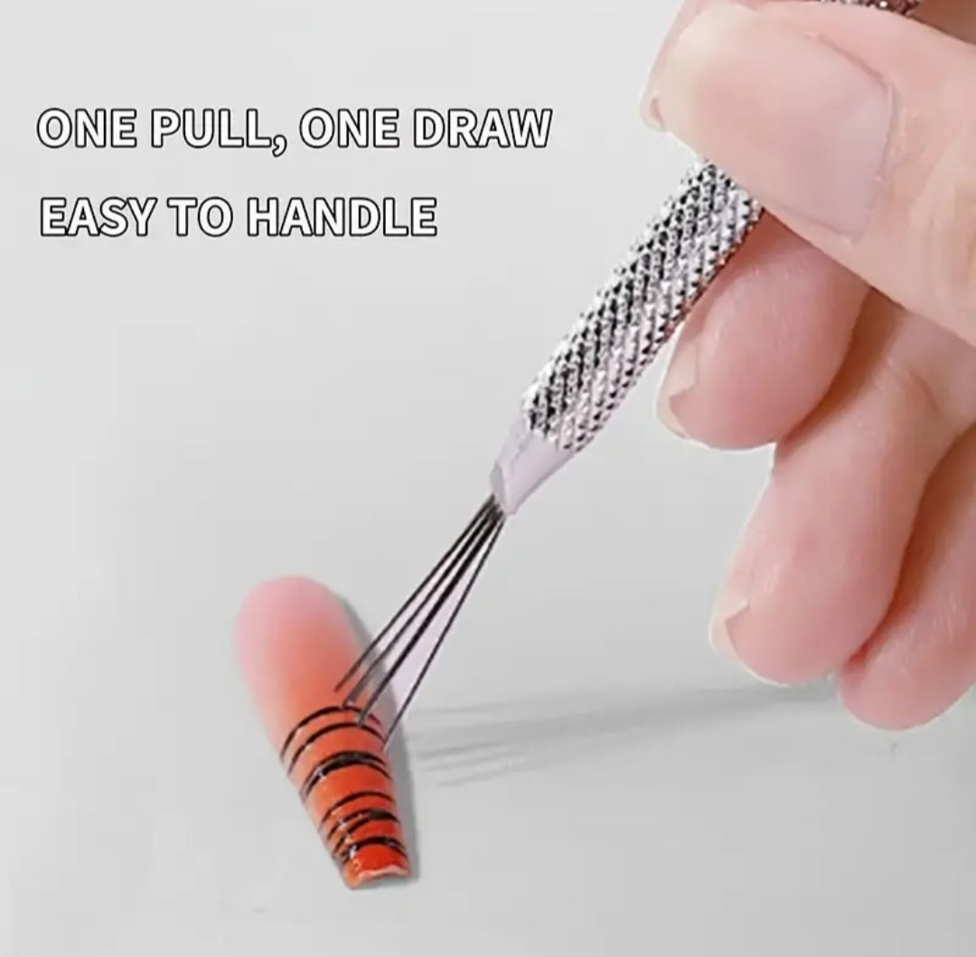 7 Pin Nail Art Tool