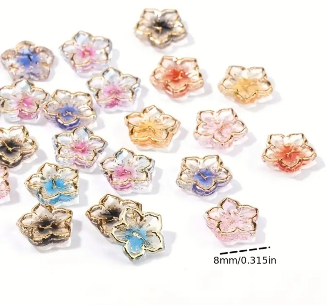 3D Flower Charms