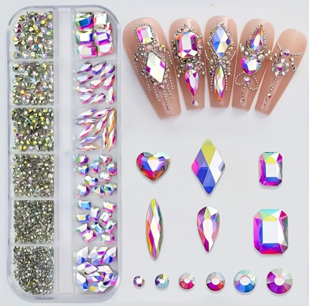 Diamantes de imitación en paleta