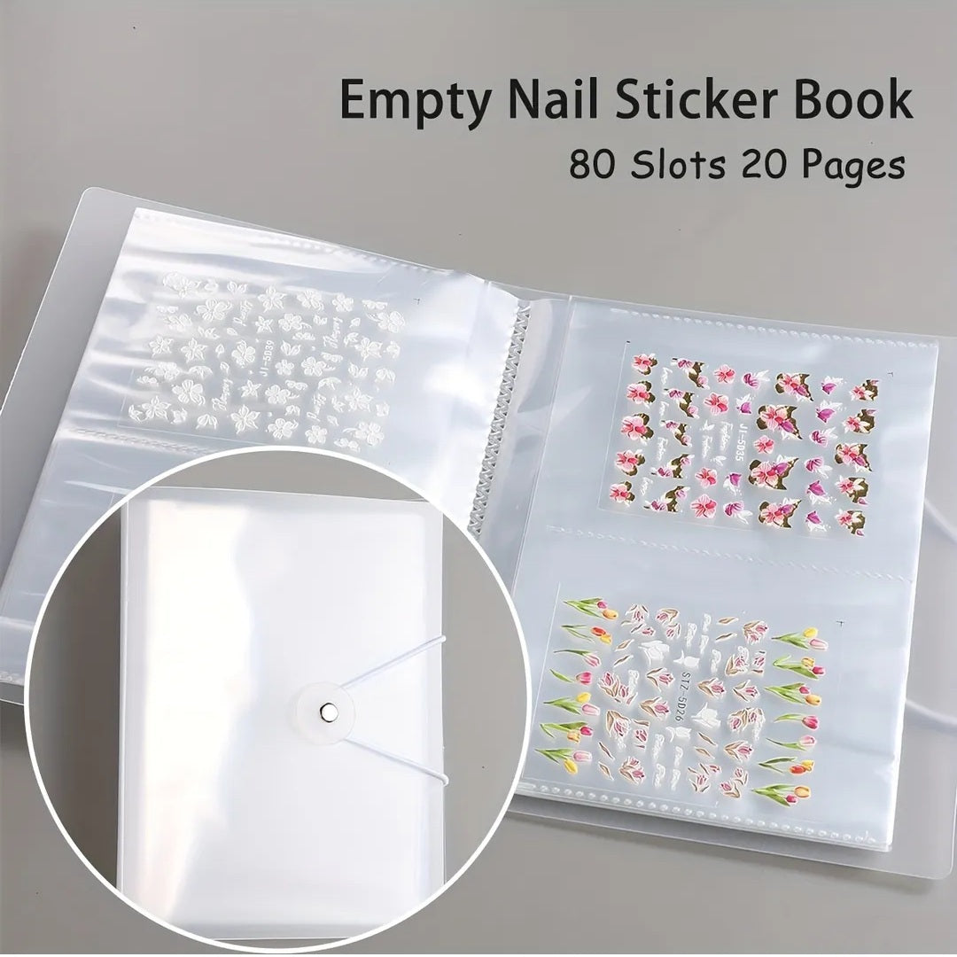 Empty Nail Sticker Album