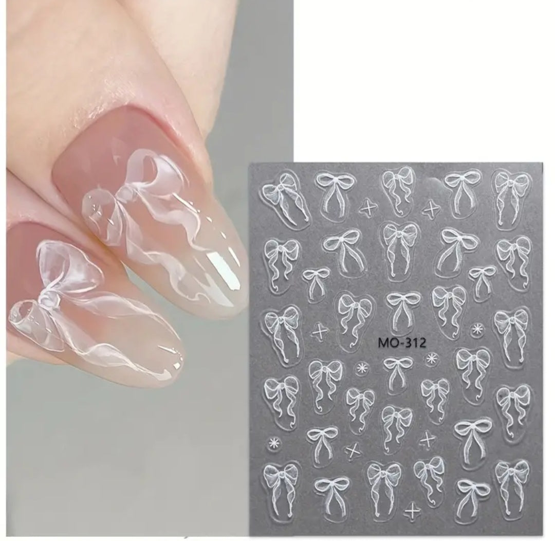 Pegatinas Lazos Blancos