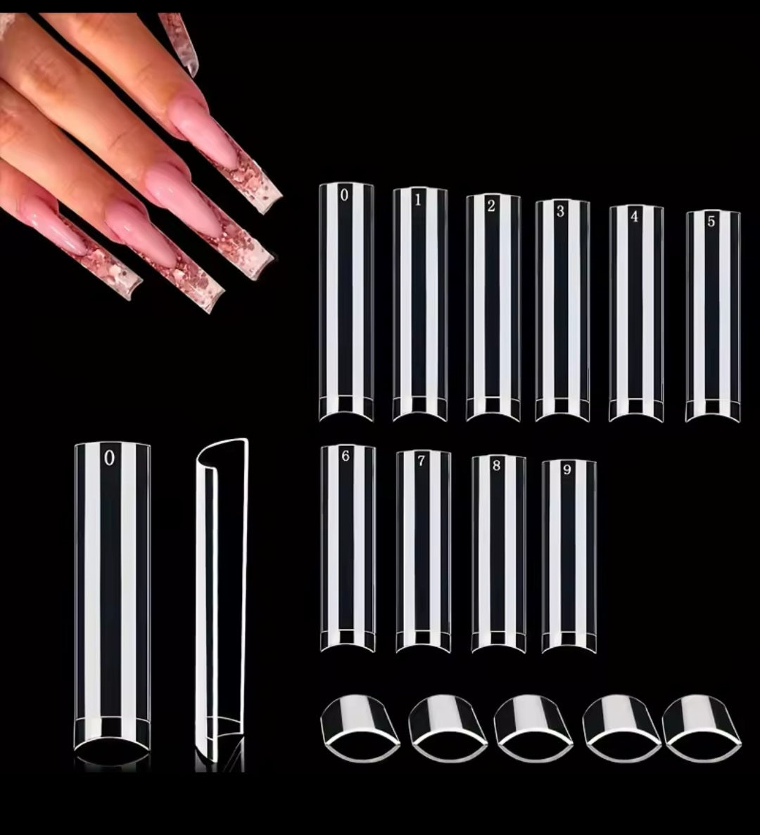 Uñas con forma cuadrada