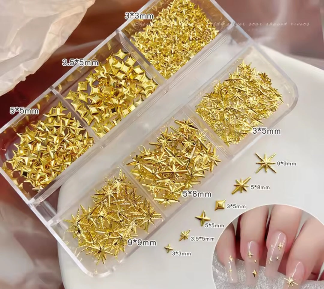 Star Nail Charms