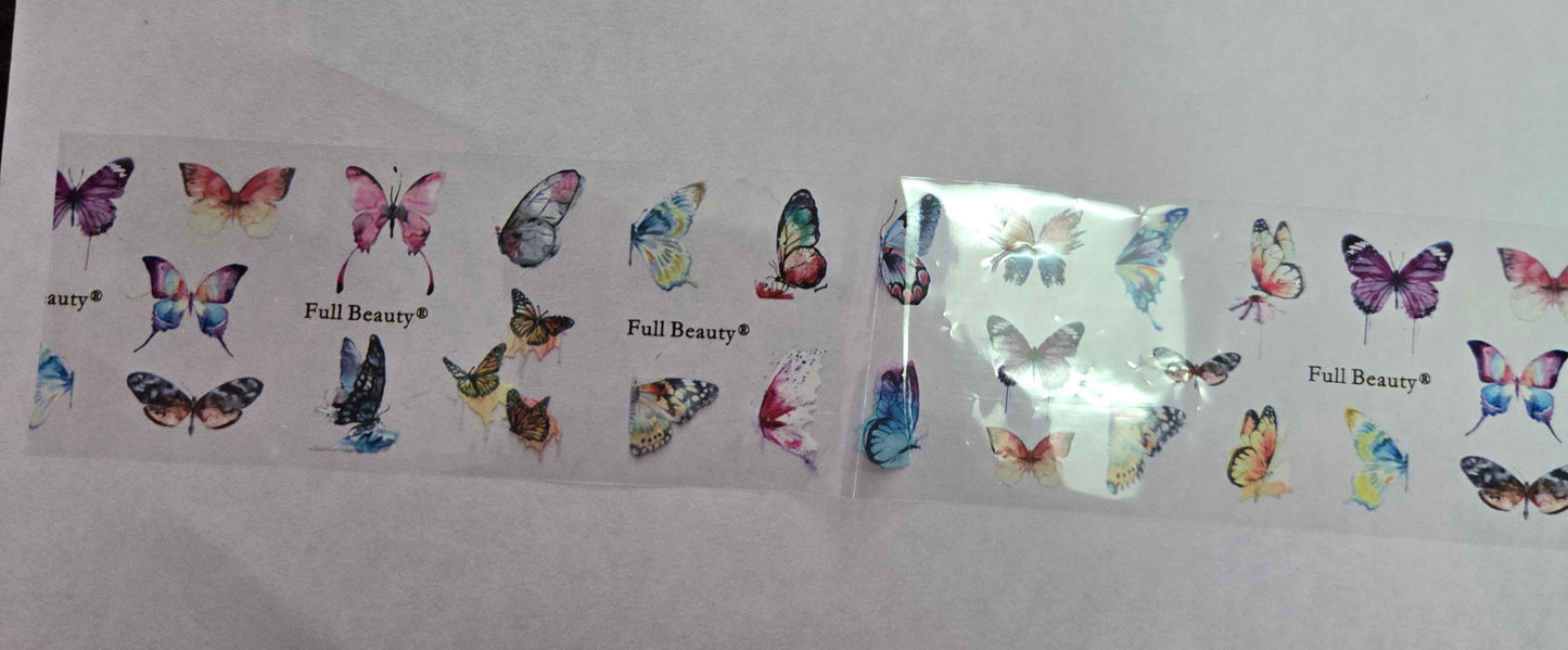 Lámina de transferencia - Mariposa