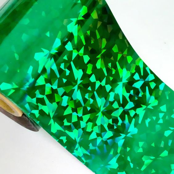 Transfer Foil Iridescent Abstract
