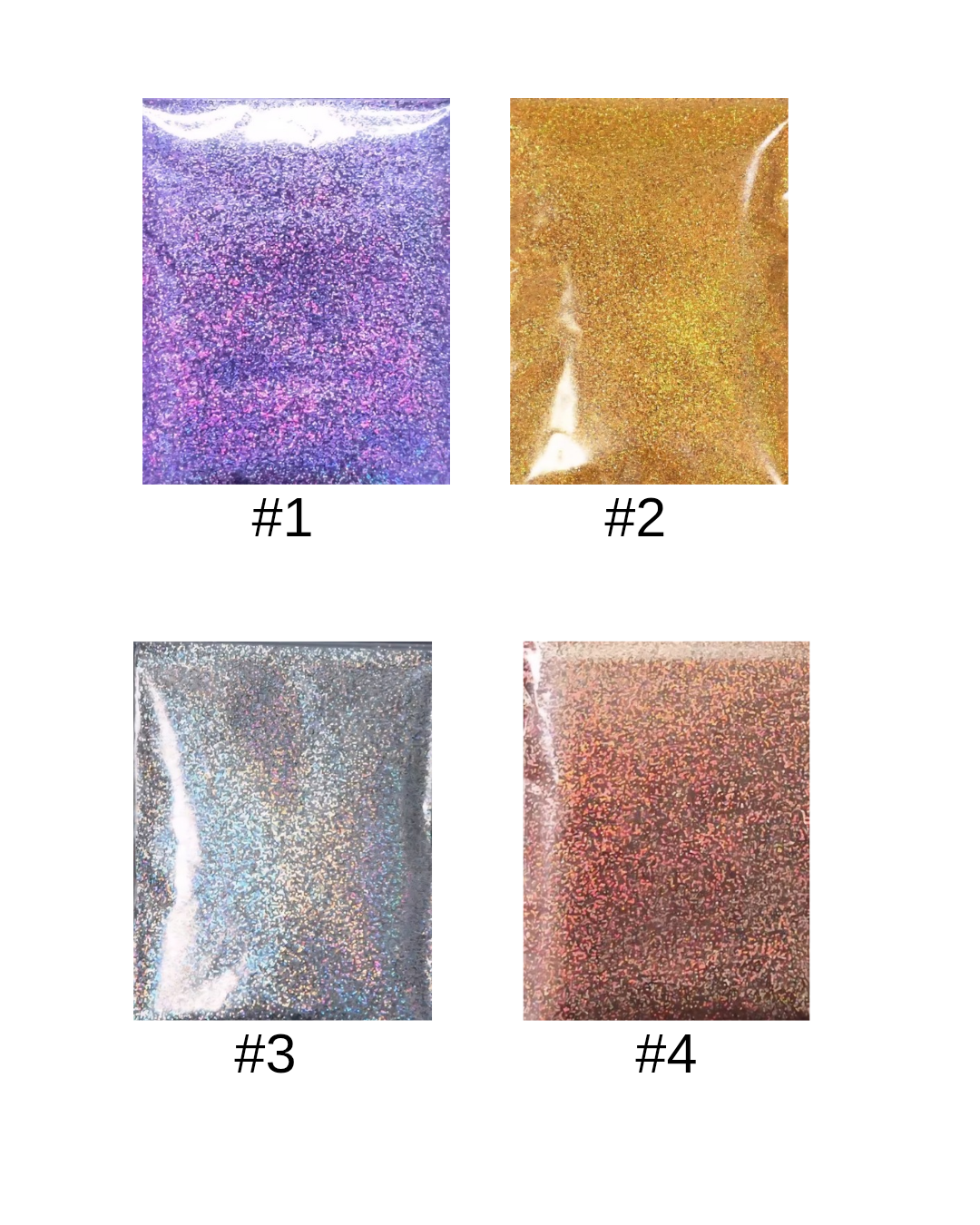 Holographic Fine Glitter Nail