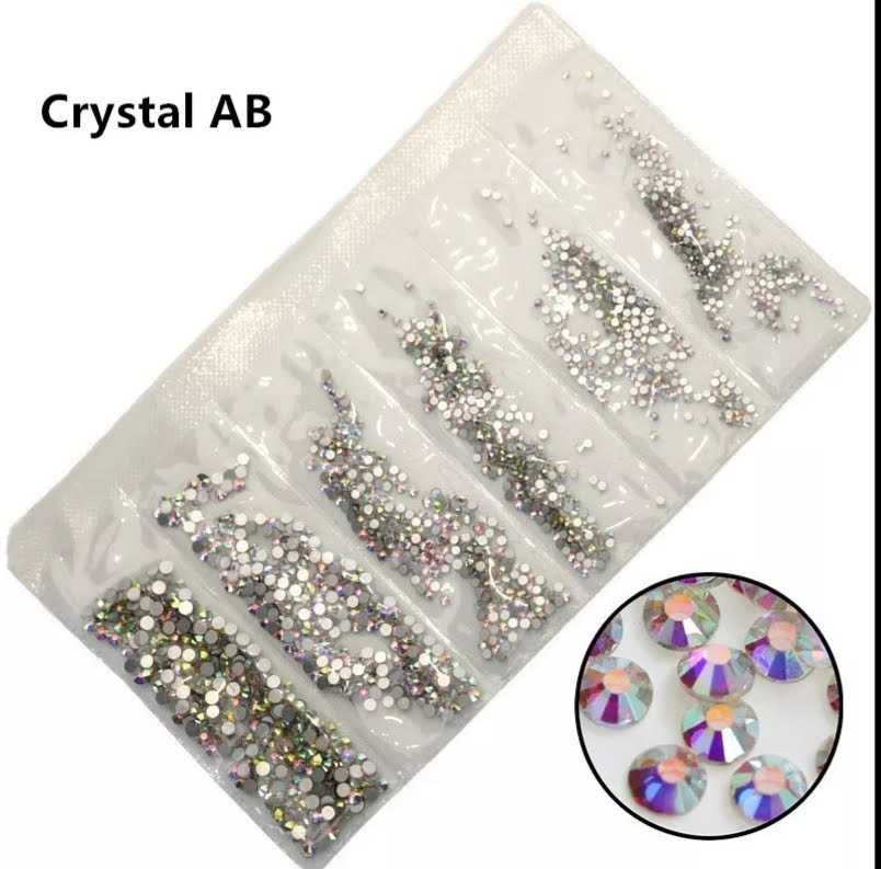 Rhinestone 6 sizes pk