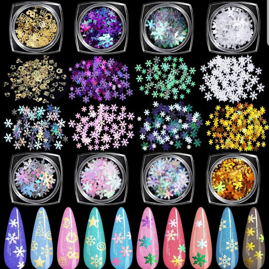 Snow Flakes Confetti