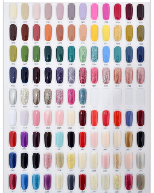 Gel Polish Chart 1