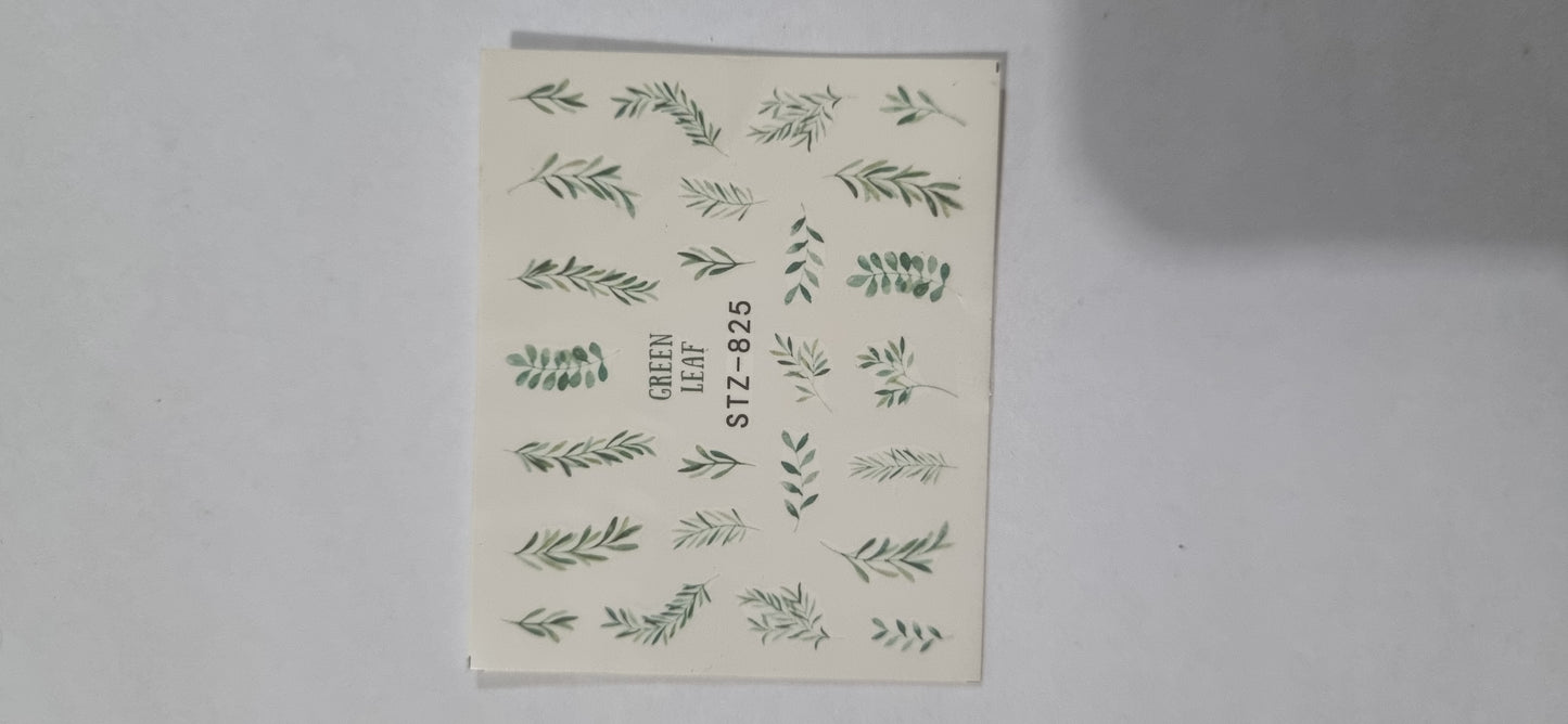 Water Decals- Leaves