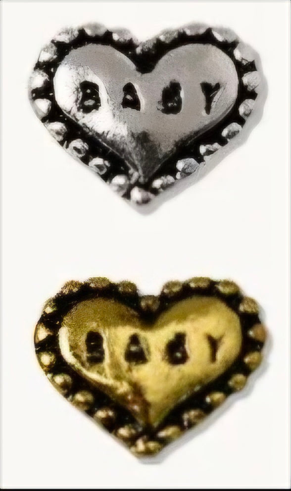 Heart Shaped Nail Charms