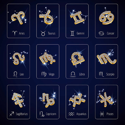 Zodiac Symbol Nail Charms