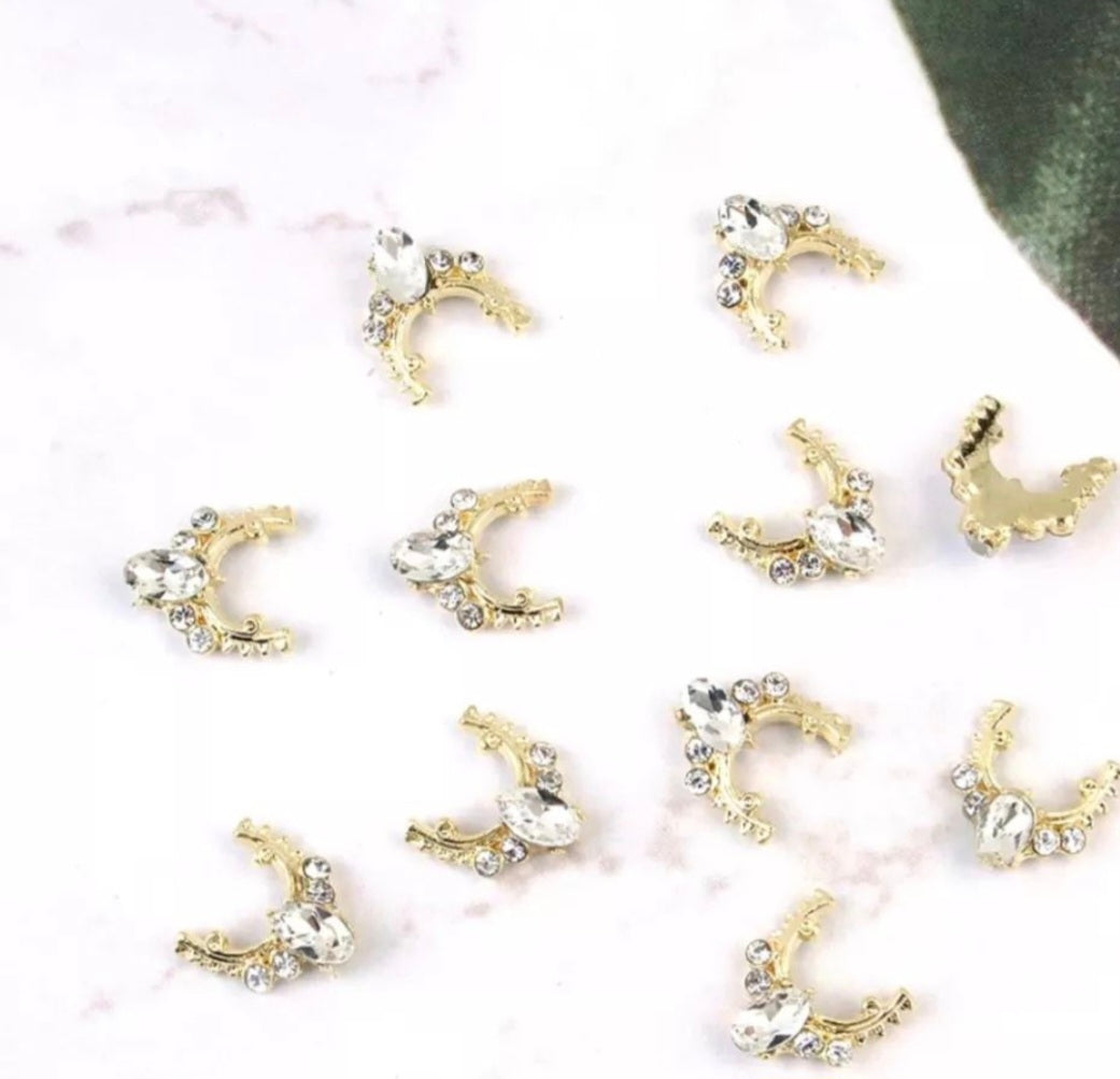 Adornos para uñas con brillos