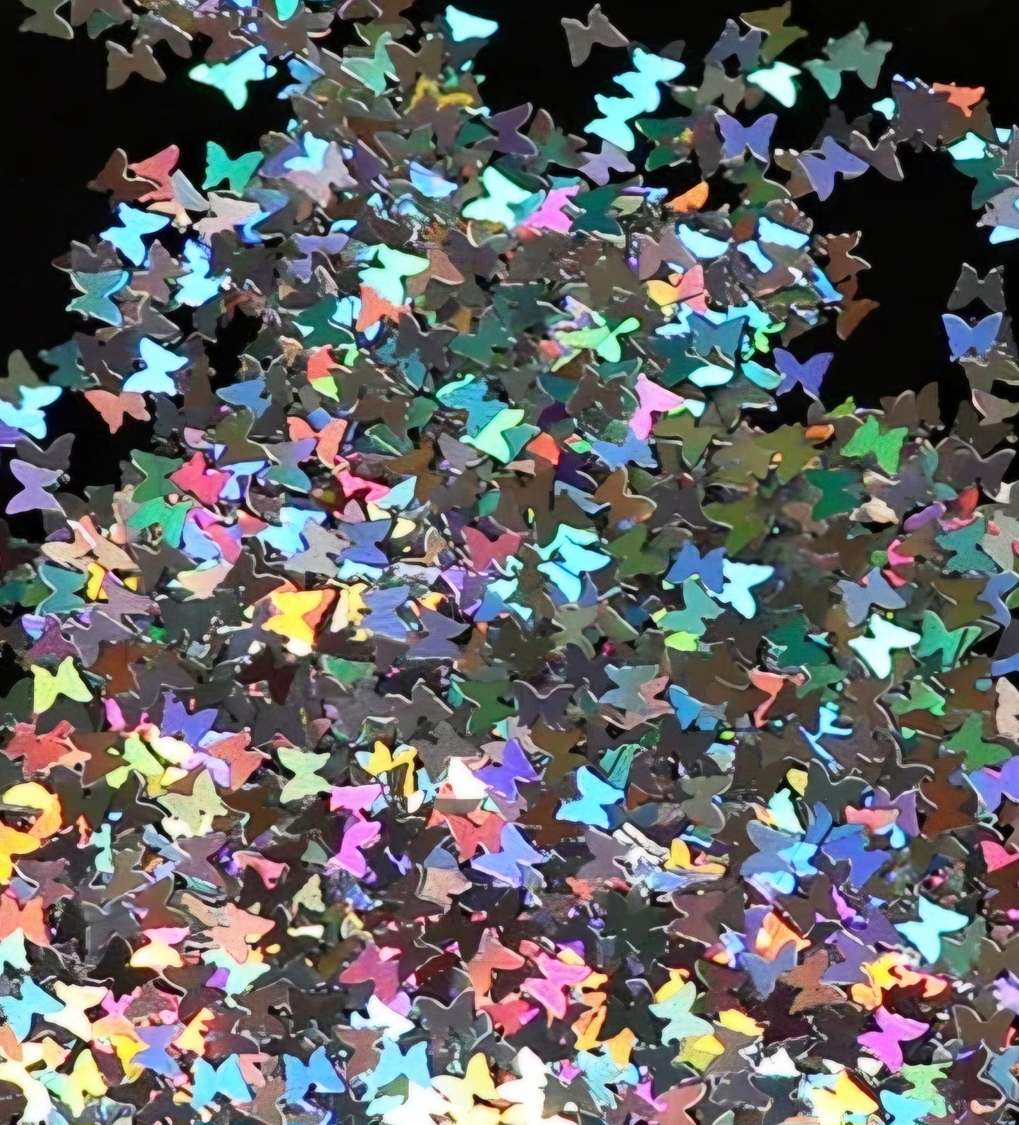 Confeti de mariposa para uñas