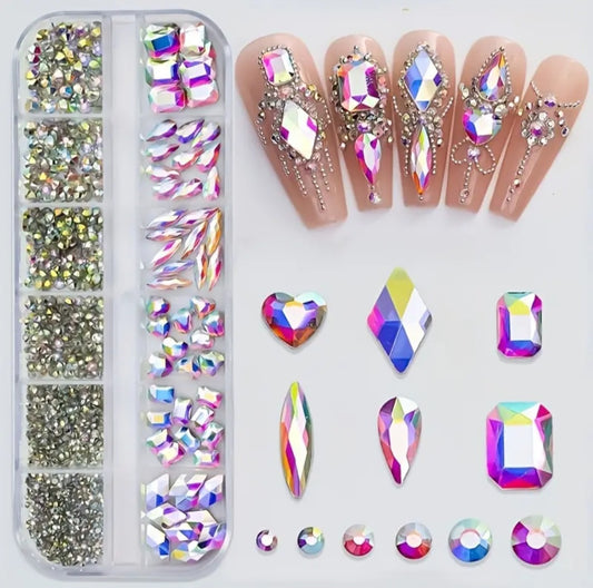 Diamantes de imitación en paleta