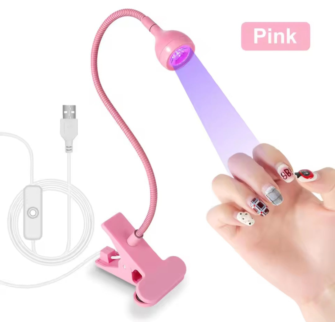 Lámpara de curado de uñas con cuello de cisne