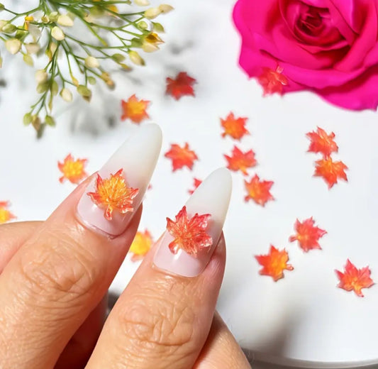 Maple Leaf Nail Charms