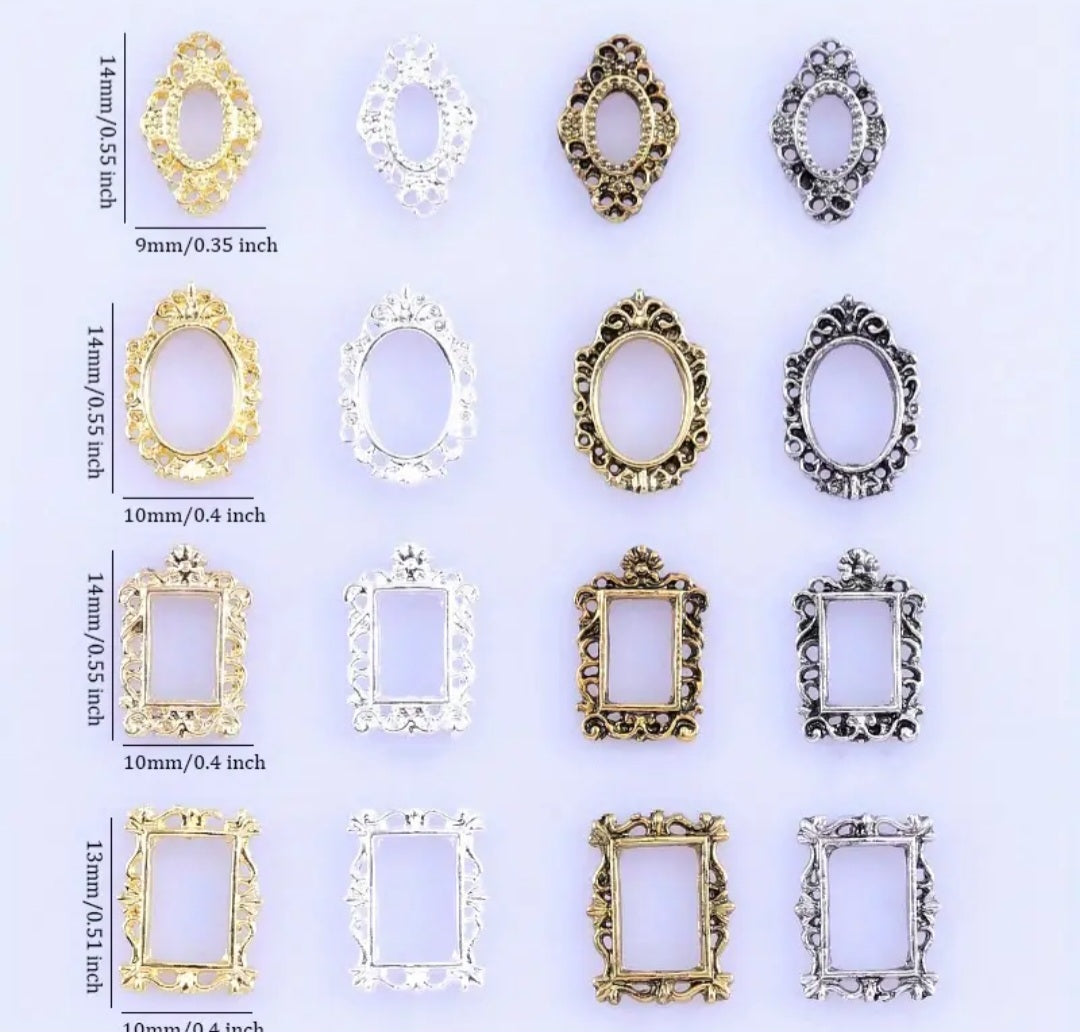 Retro Frame Charms
