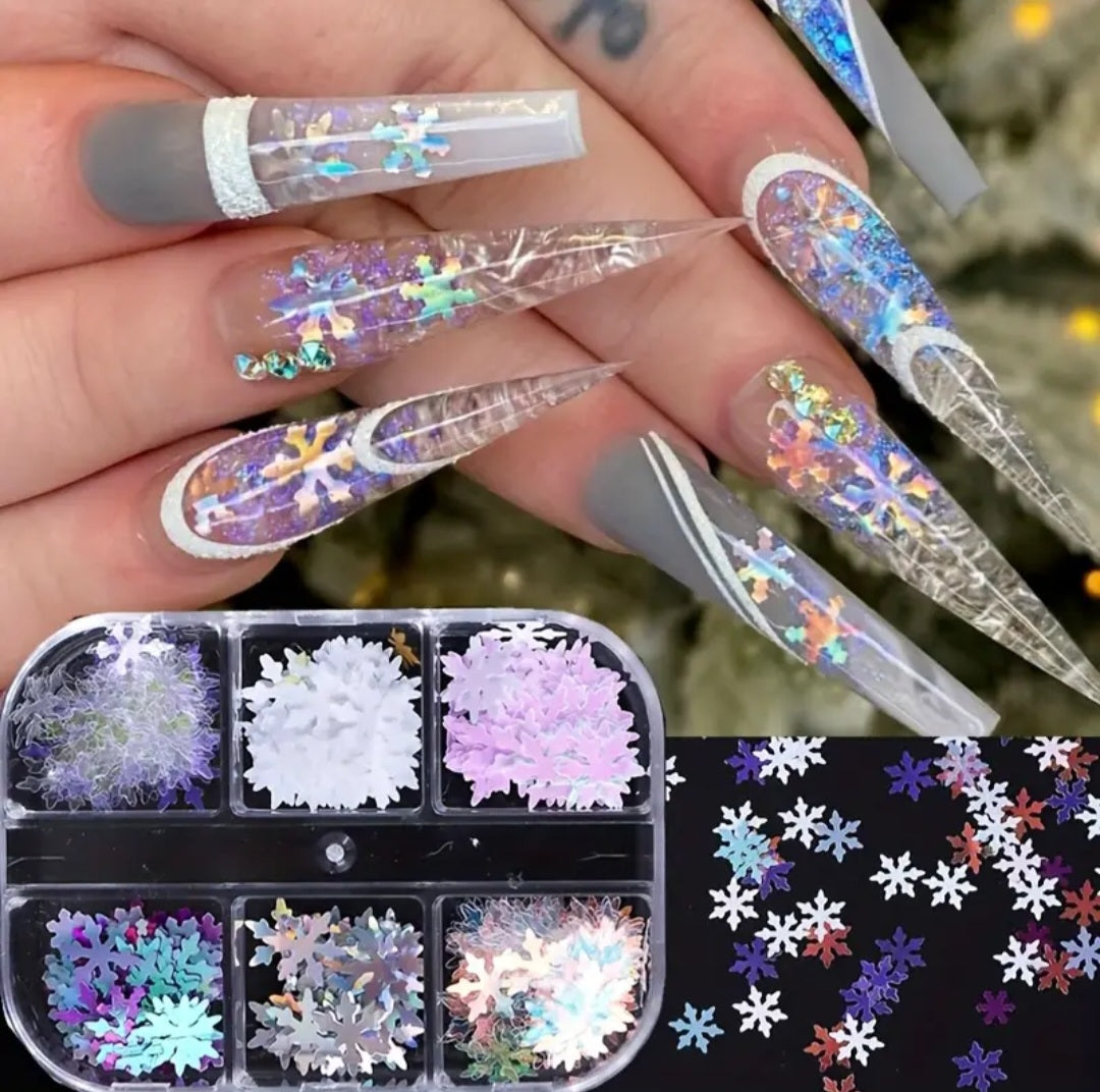 Snow Flakes Confetti