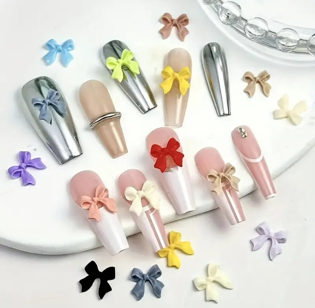 Bow Nail Charms