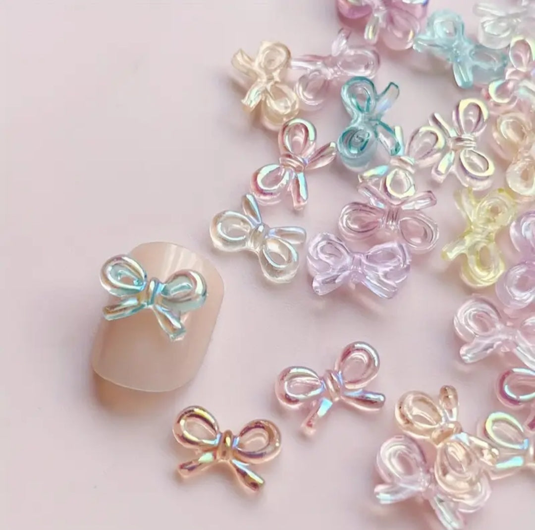 Bow Nail Charms