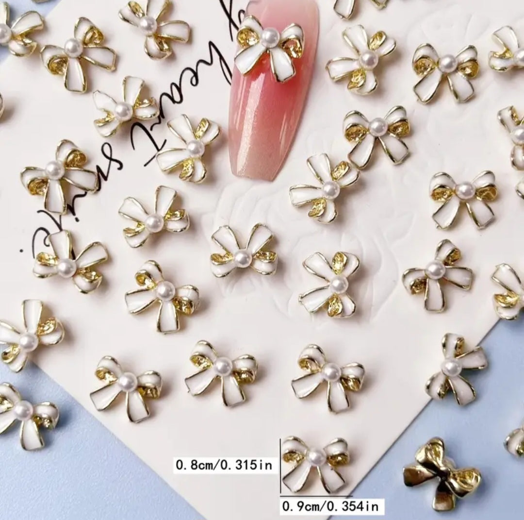 Bow Nail Charms